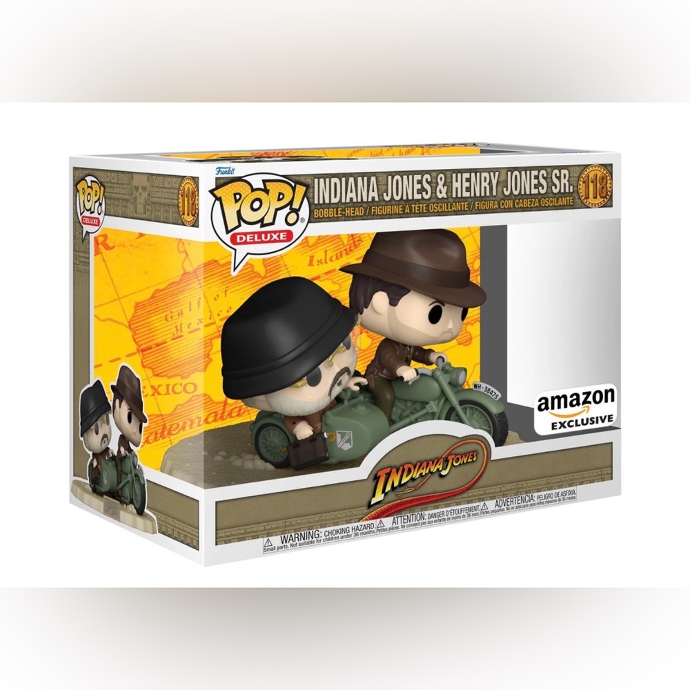 Funko Pop! Indiana Jones & Henry Jones Sr. #118 Amazon Exclusive - NEW